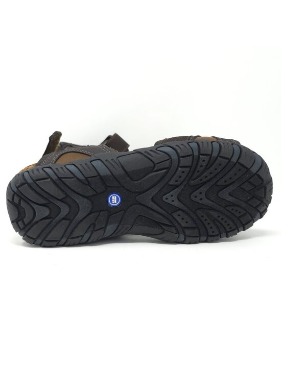 New Nunn Bush Rio Bravo Brown Leather Three-Strap Sandals Men’s 7M main image 4